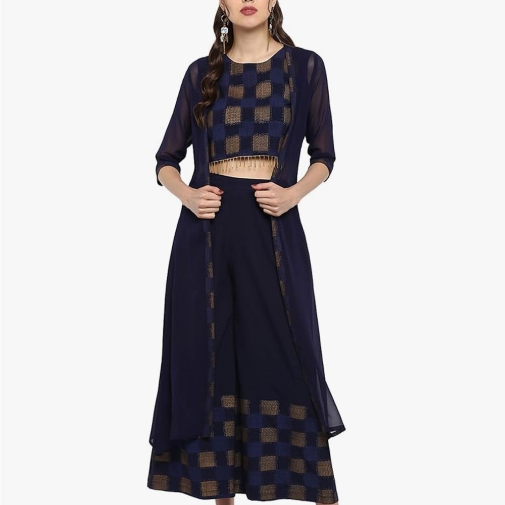 Indo Western Palazzo Outfit